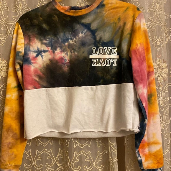 LOVE colorblock top - Picture 1 of 10